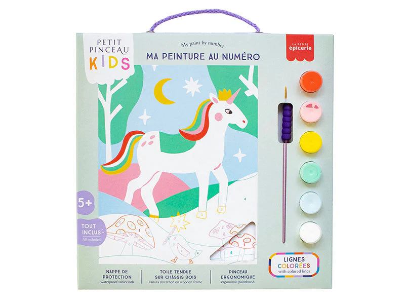 Kit Peinture au numéro enfant - Licorne