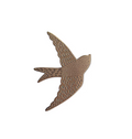 Bijou de mur - Oiseau gravé