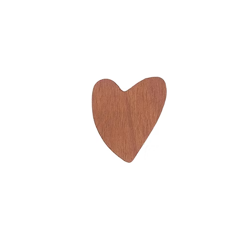 Bijou de mur - Coeur bois