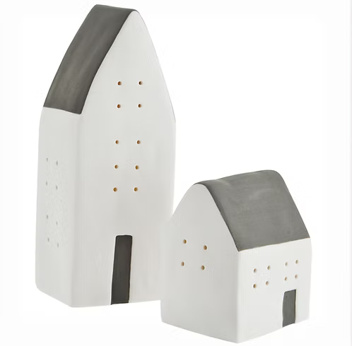 Duo maisons grises lumineuses