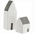 Duo maisons grises lumineuses