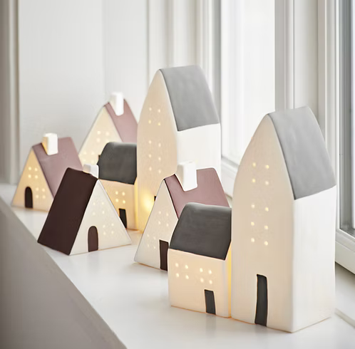 Duo maisons grises lumineuses