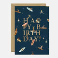 Carte - Happy Birthday Surf