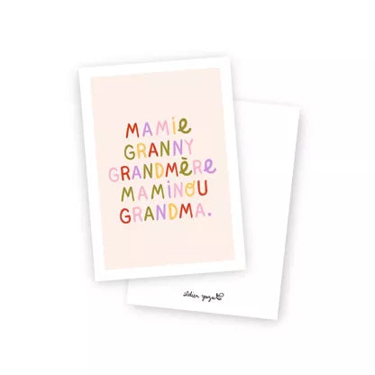 Carte - Mamie