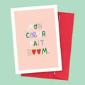 Carte - Mon coeur fait boom