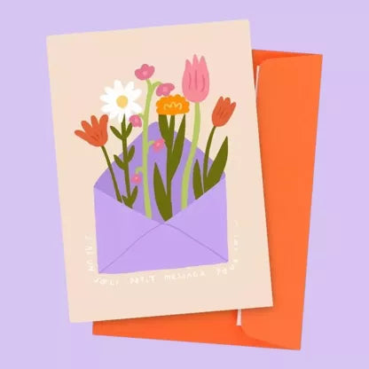 Carte - Un joli message pour toi