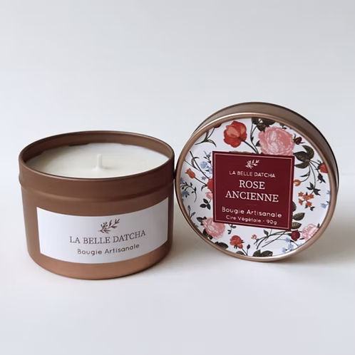 Petite bougie - Rose ancienne