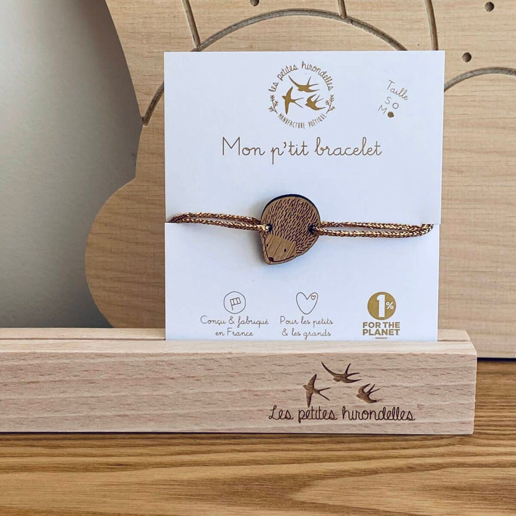 Bracelet doré - Hérisson