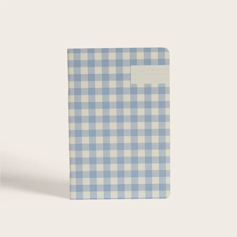Carnet Vichy bleu