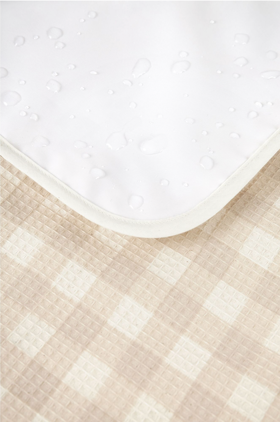 Tapis à langer - Carreaux beige