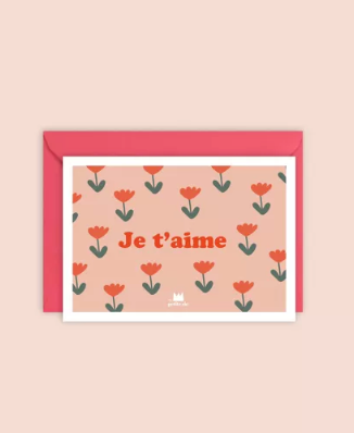 Carte - Je t'aime