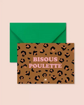 Carte - Bisous Poulette