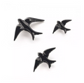 Lot 3 hirondelles - Noir