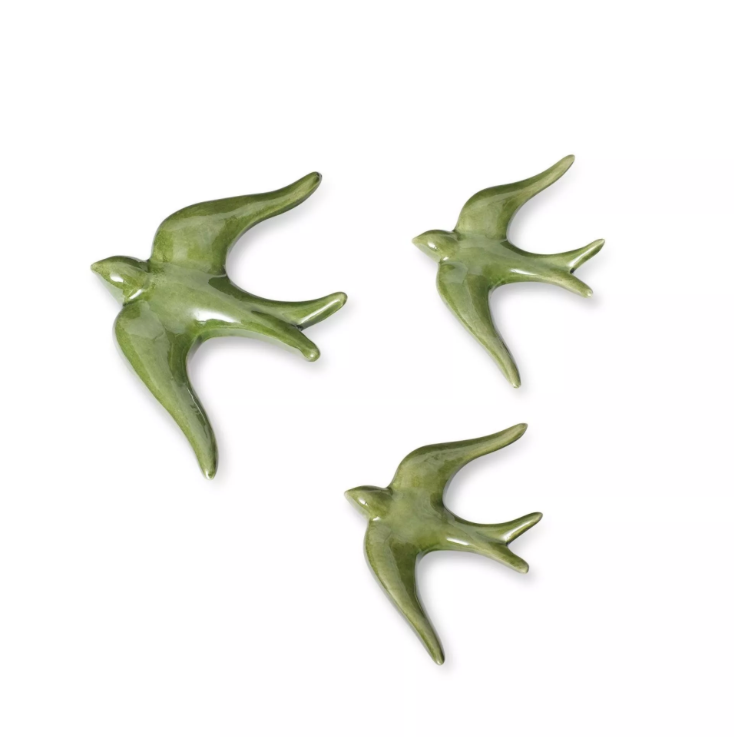 Lot 3 hirondelles - Vert Olive