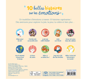 Livre "10 belles histoires sur les émotions"
