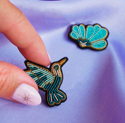 Broche colibri