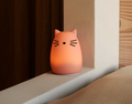 Veilleuse chat rose
