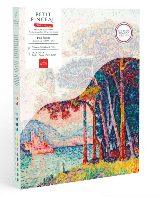 Peinture au numéro - Antibes (La Pinède), Paul Signac