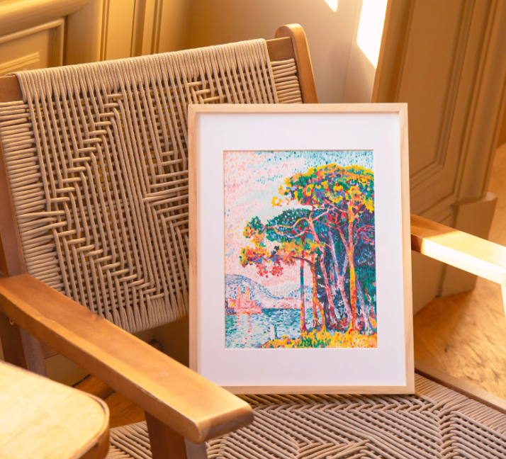 Peinture au numéro - Antibes (La Pinède), Paul Signac