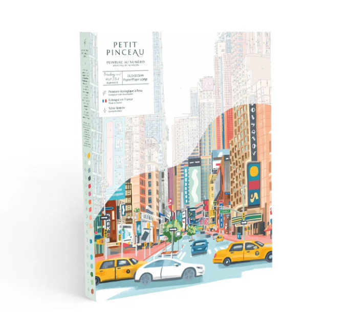 Peinture au numéro -Broadway and West 53RD par Grace Helmer