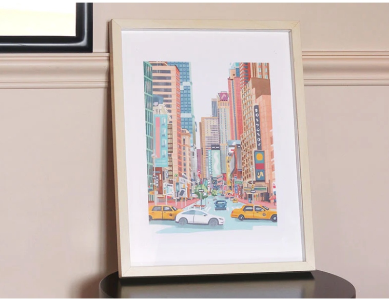 Peinture au numéro -Broadway and West 53RD par Grace Helmer