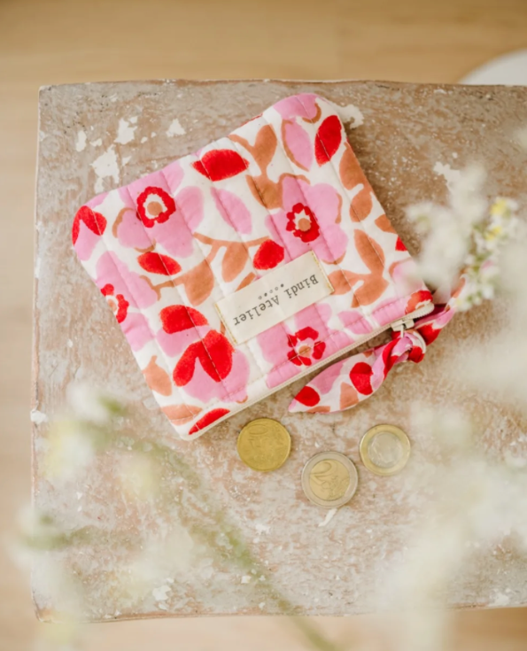 Porte monnaie Amelia pink