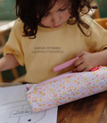 Trousse Scolaire Rétro flowers