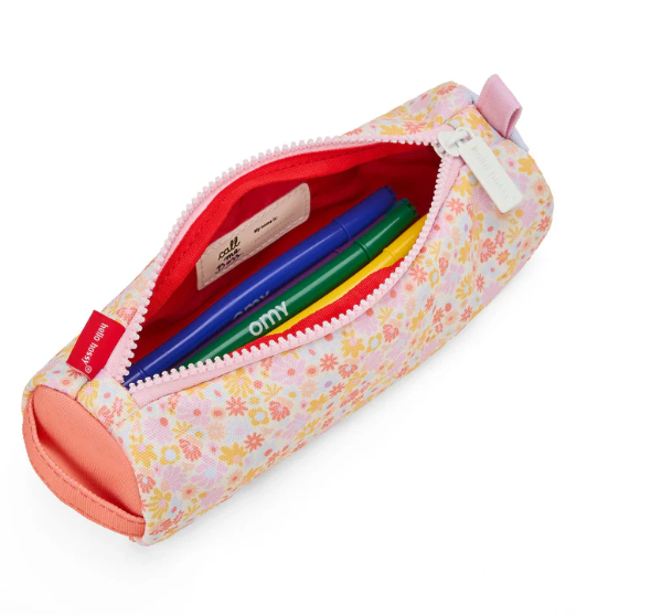 Trousse Scolaire Rétro flowers
