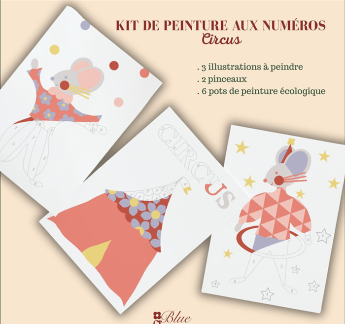 Kit de peinture aux numéros - Circus