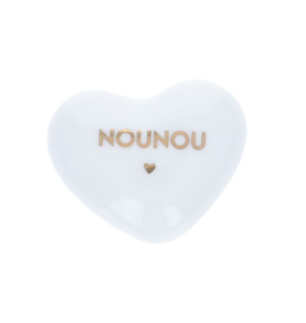 Coeur en céramique "nounou"