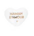 Coeur en céramique "maman d'amour"