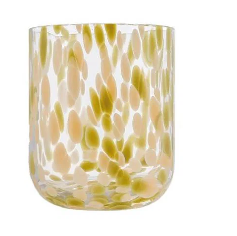 Verre à taches kaki