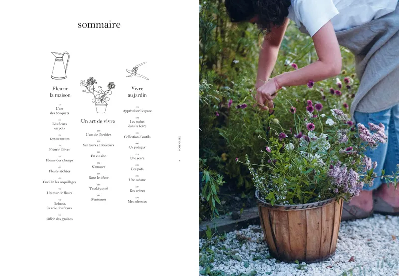 Livre "les fleurs" zoé de las cases