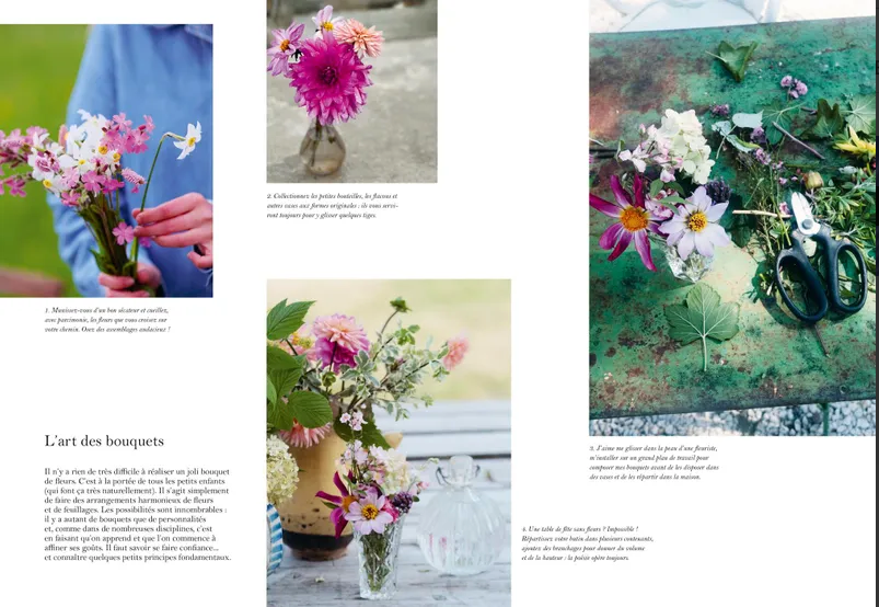 Livre "les fleurs" zoé de las cases
