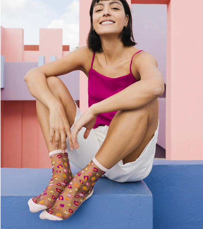Chaussettes "HORSESHOE BEND PINK"