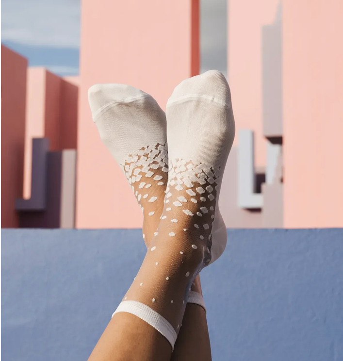 Chaussettes "NAKAMEGURO WHITE"