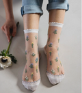 Chaussettes "fleurs des champs"
