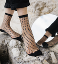 Chaussettes "crescent dunes black"
