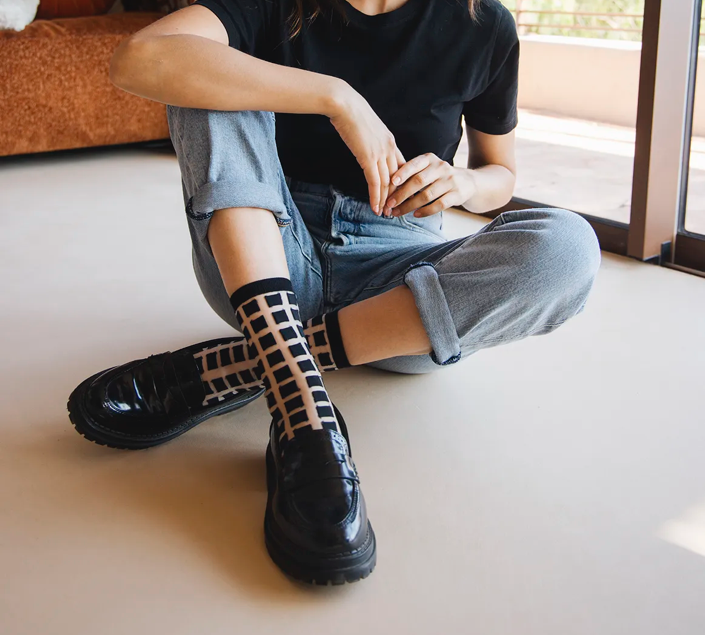 Chaussettes "Ginza black"