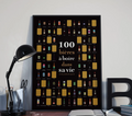 Affiche "100 bières à boire dans sa vie"