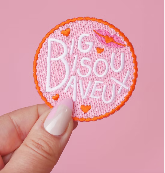 Patch thermocollant Big bisous baveux