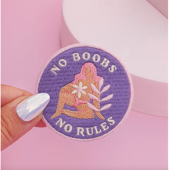 Patch thermocollant No boobs no rules