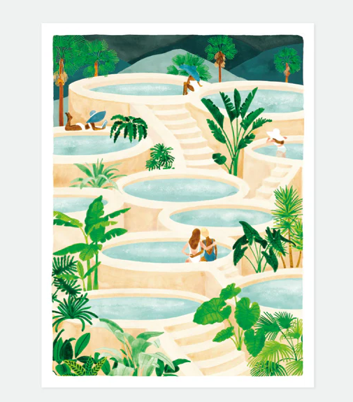 Affiche "Natural spa" atws