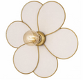 Applique mural fleur