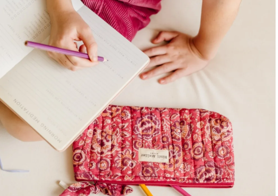 Trousse crayons - Garda pop framboise