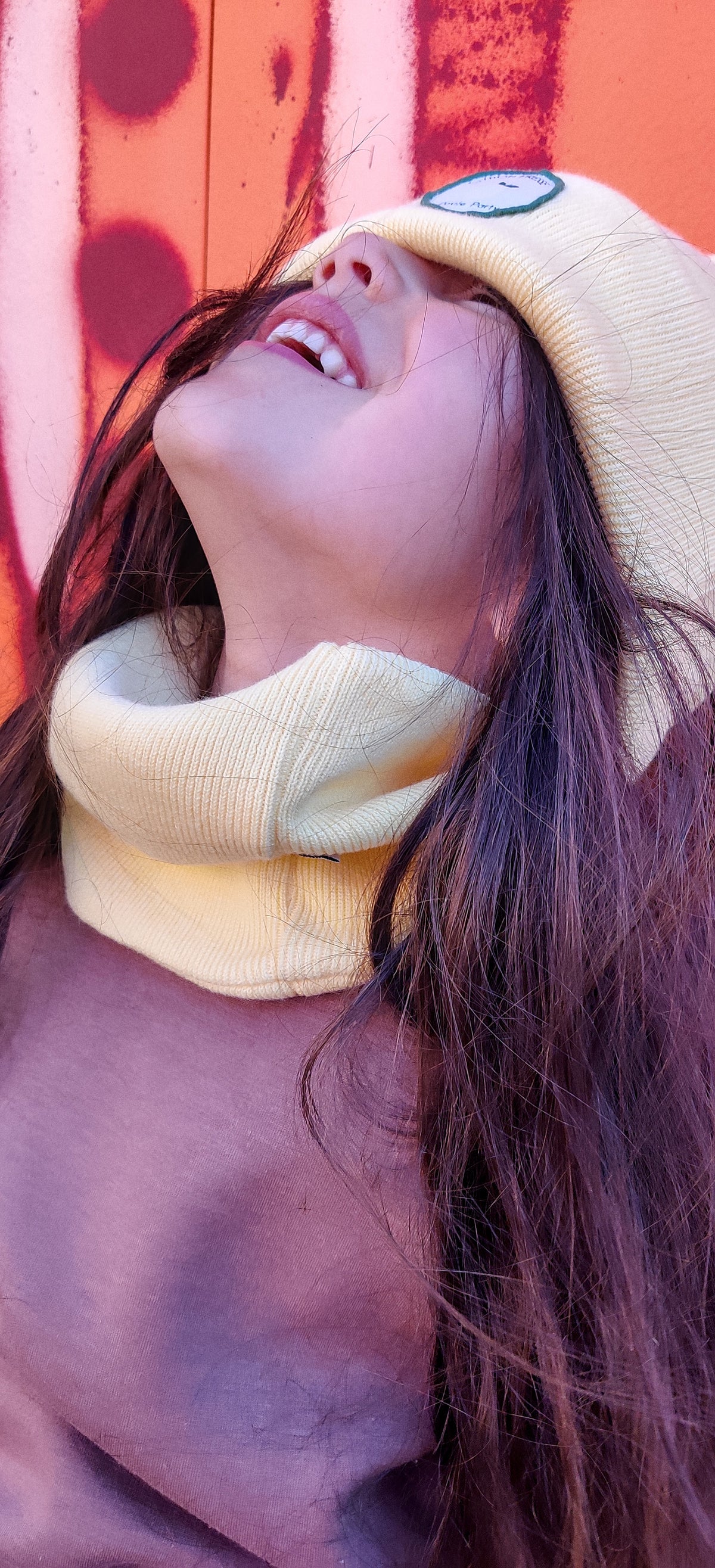 Cache cou Jaune Enfant