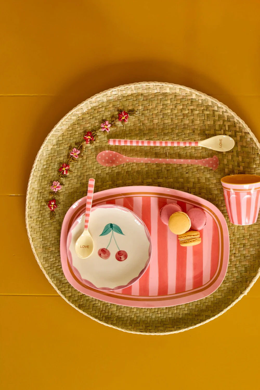Assiette Rice - Rayures