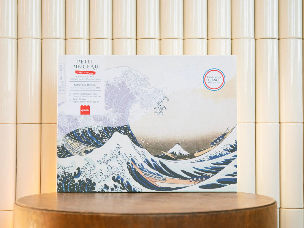 Peinture au numéro - La grande Vague de Kanagawa, Katsushika Hokusai