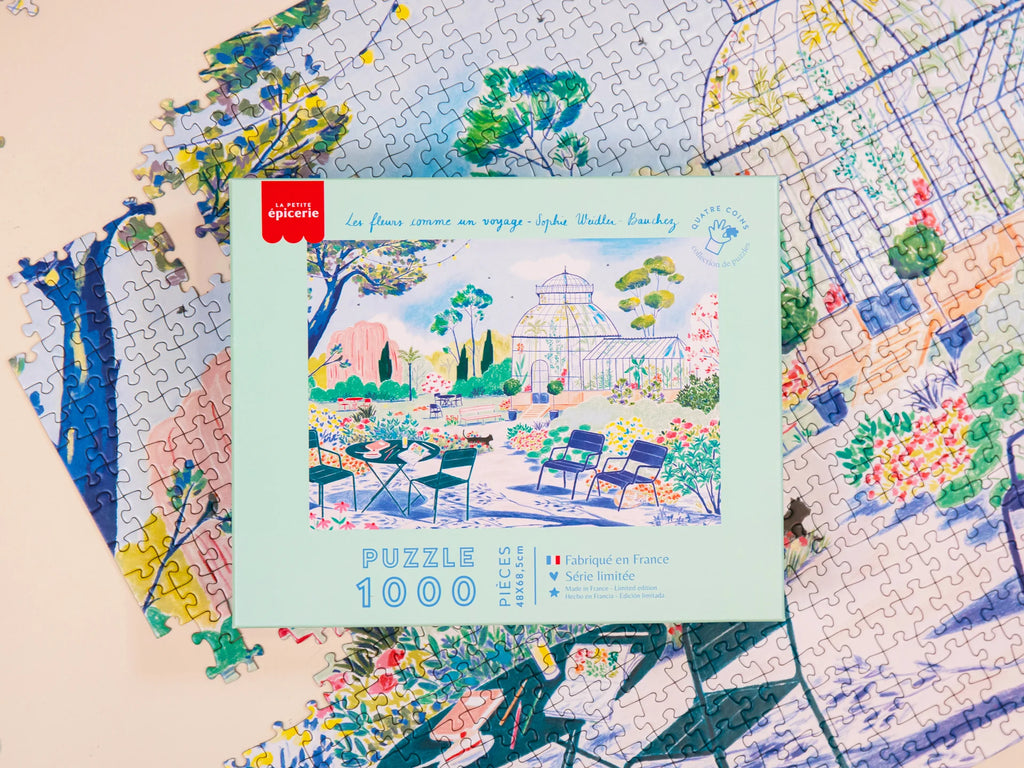 Puzzle 1000 pièces - Les fleurs comme un voyage