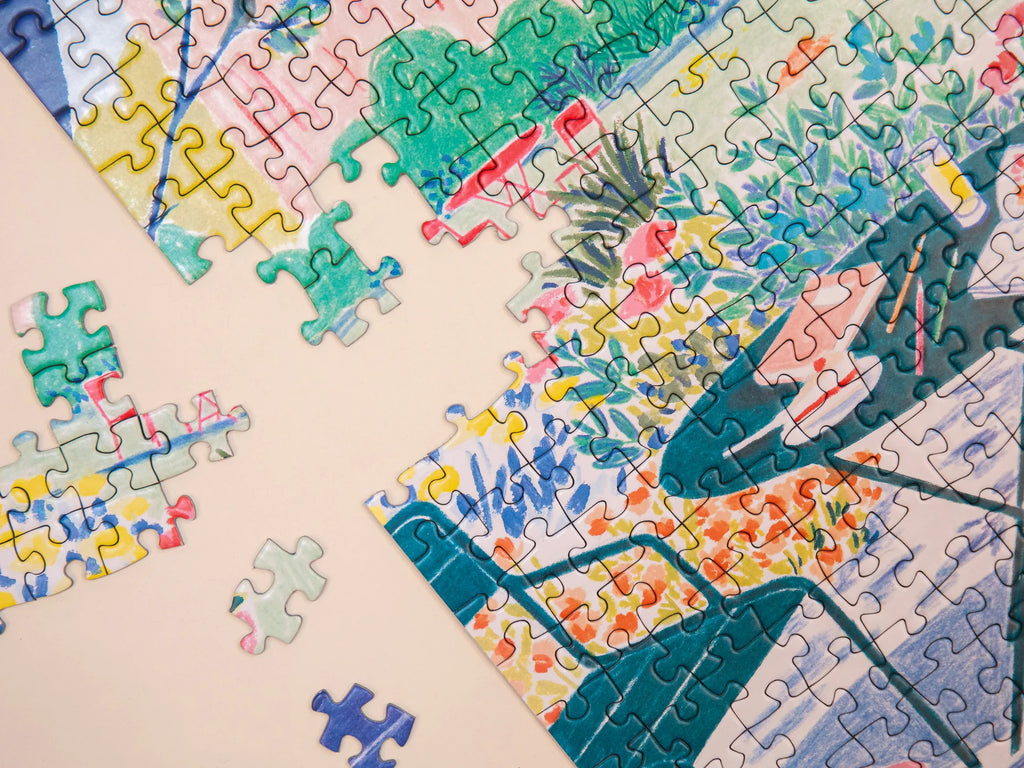 Puzzle 1000 pièces - Les fleurs comme un voyage